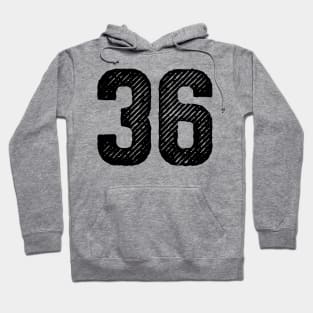 Rough Number 36 Hoodie